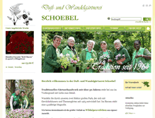 Tablet Screenshot of gaertnerei-schoebel.de